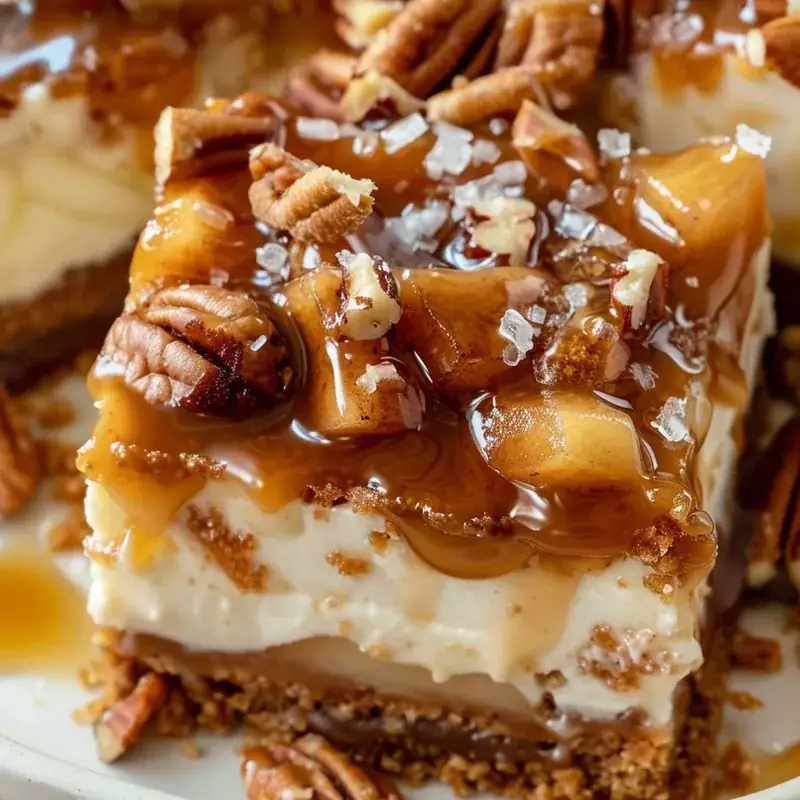 Caramel Apple Cheesecake