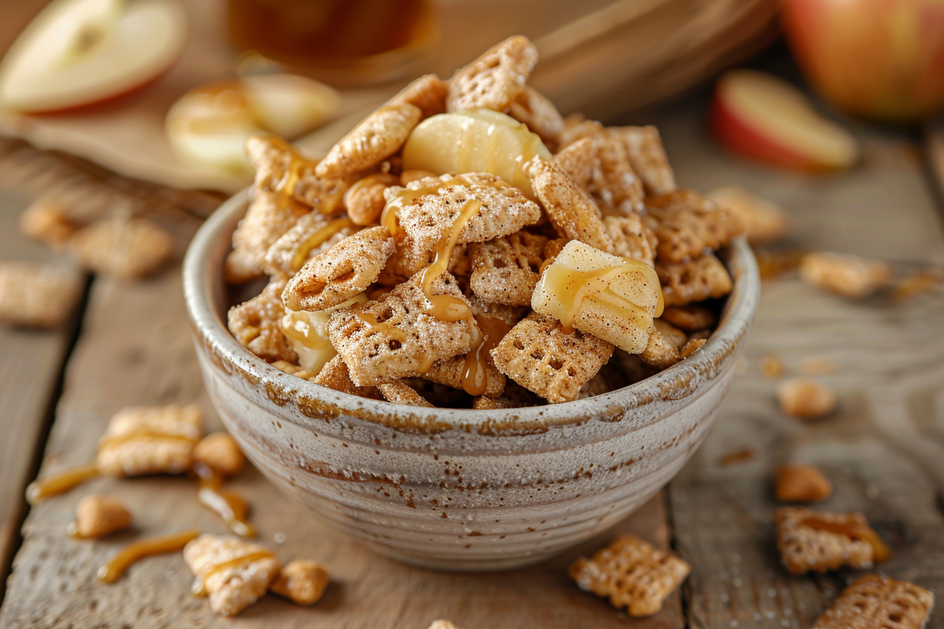 Caramel Apple Puppy Chow