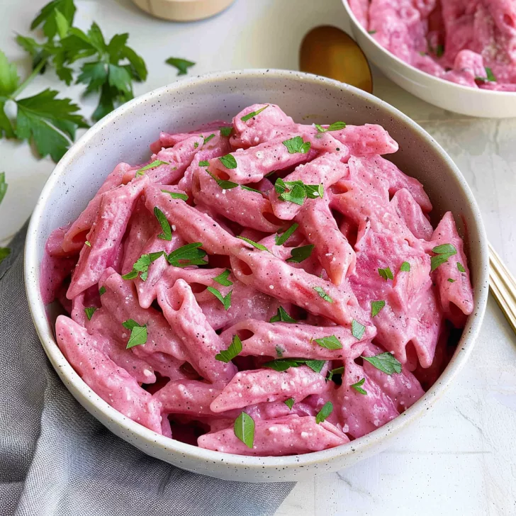 Easy and Creamy beet pasta Recipe for a Quick and Healthy Meal