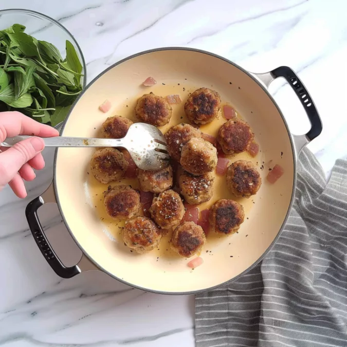 Delicious homemade Swedish Meatballs in a creamy dill sauce recipe 3 image 606