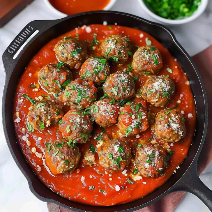 The Best Baked Italian Meatballs Recipe – Tender & Flavorful Baked Meatballs