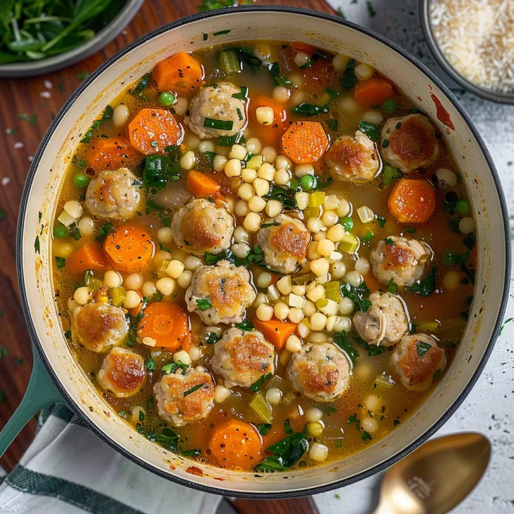 Delicious Homemade Chicken Meatball Soup Recipe for a Comforting Meal