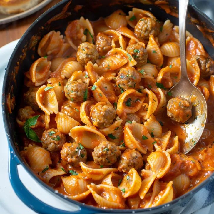 Delicious Meatball Pasta (One Pot!) Recipe for Easy Weeknight Dinners