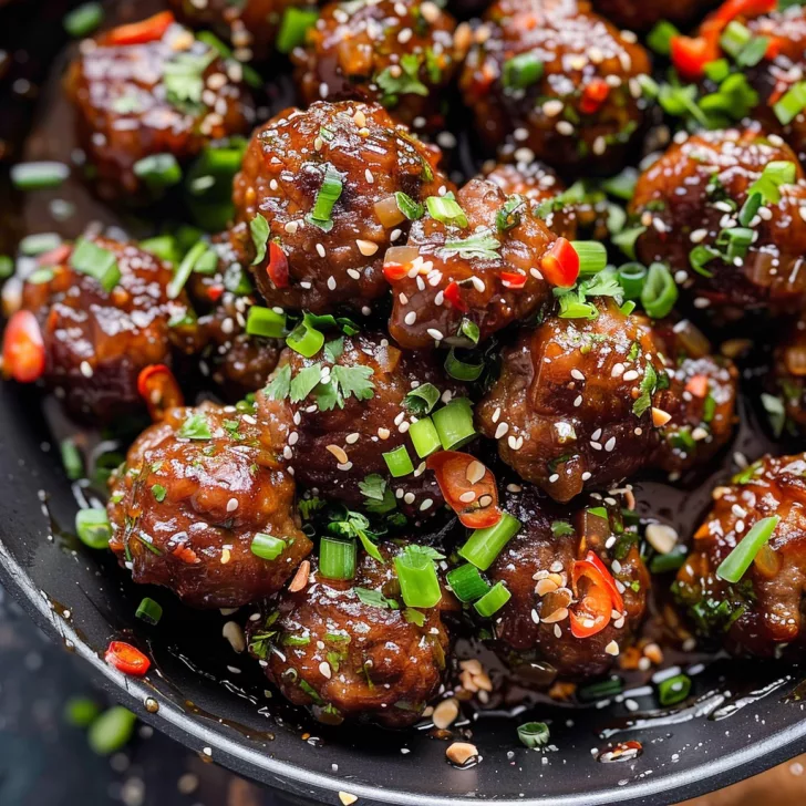 Easy Sticky Thai Meatballs Recipe – Delicious Appetizers & Meal